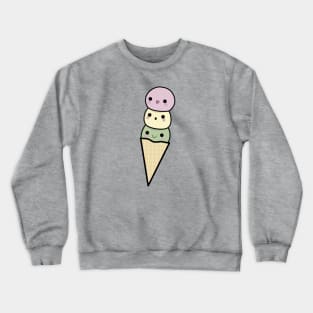 Kawaii Ice Cream Cone T-Shirt Crewneck Sweatshirt